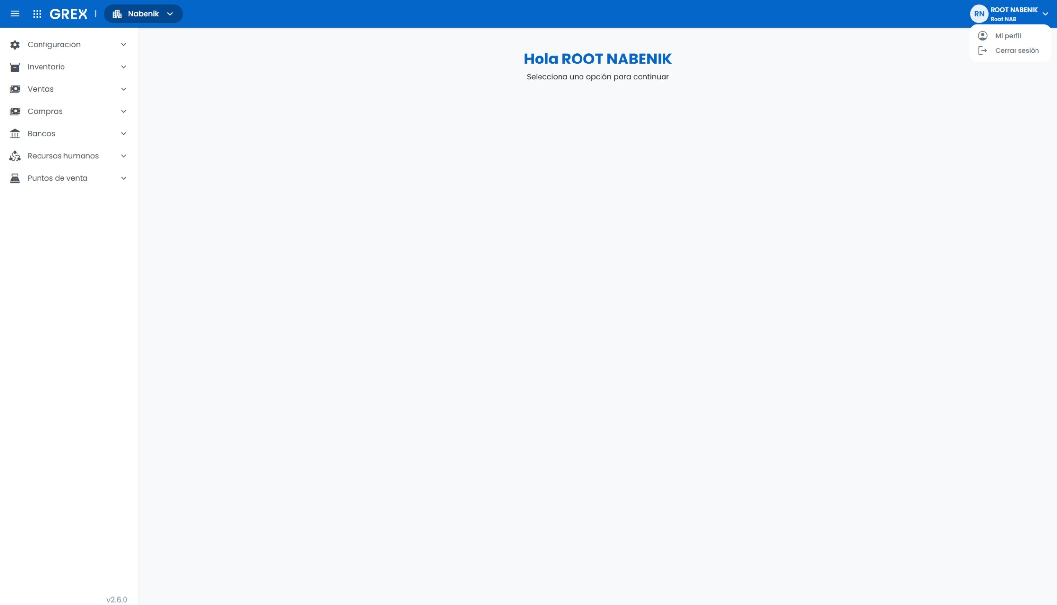 Proceso de cierre de sesión