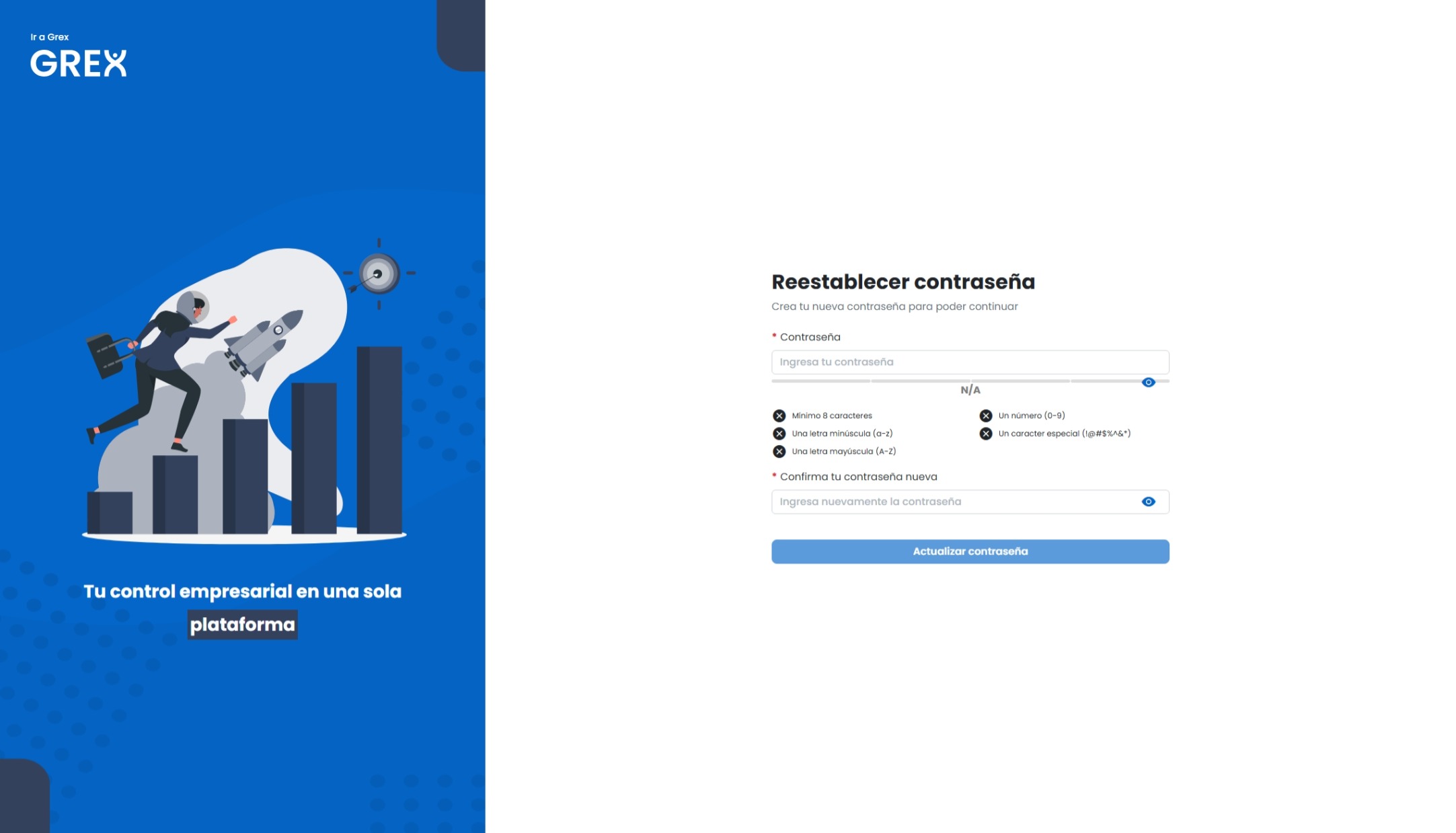 Solicitud de recuperación